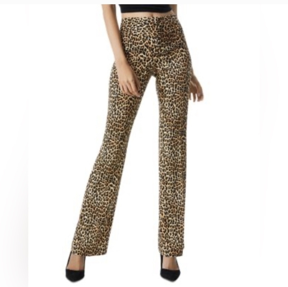 Alice + Olivia Animal Print Jeans